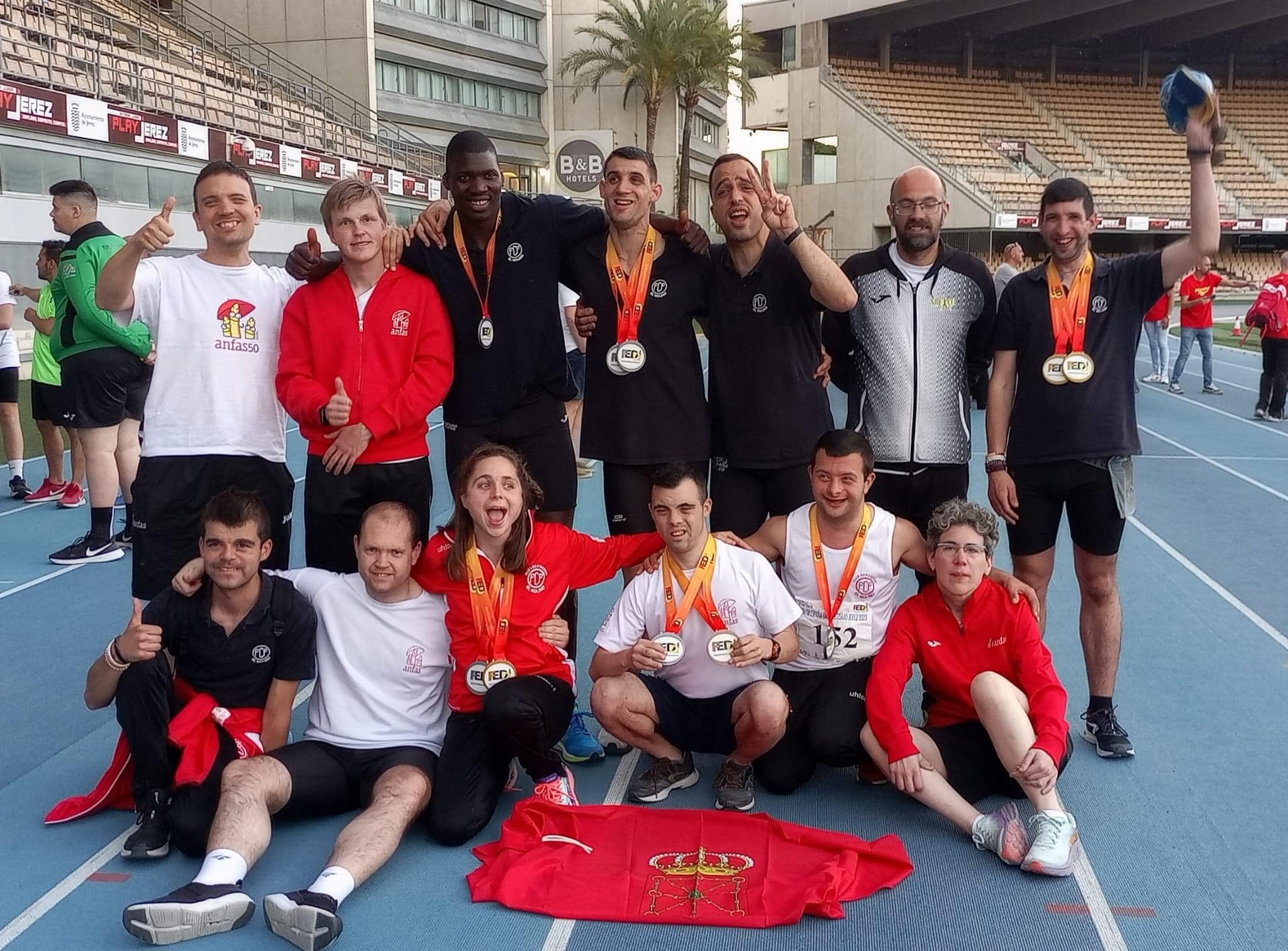 Brillante actuaci&oacute;n en el Campeonato de Espa&ntilde;a de Atletismo FEDDI